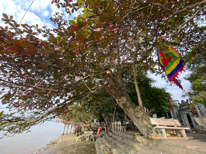 Dòng sông Lam ngay trước cổng đền vẫn lặng lẽ trôi, ngôi đền thiêng vẫn ngày từng ngày được nhiều du khách gần xa biết đến.