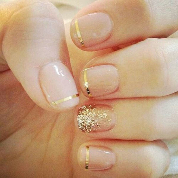 12. Metallic French: Kiểu cổ điển của Pháp được khá nhiều người ưa chuộng bởi sự nhẹ nhàng và vẫn sang trọng. Ảnh: Spiceee.net.