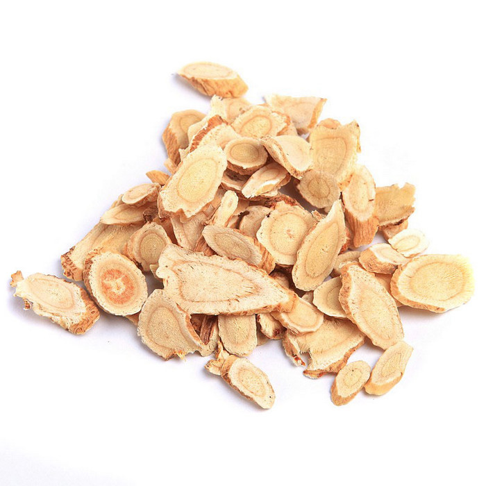 Cháo hoàng kỳ gạo tẻ. Hoàng kỳ 20g, gạo tẻ 60g nấu thành cháo ăn lúc nóng. Có thể thêm đường. Bài thuốc chữa viêm phế quản mãn tính do phù thận, khí hư. Ảnh: Caythuocquy.