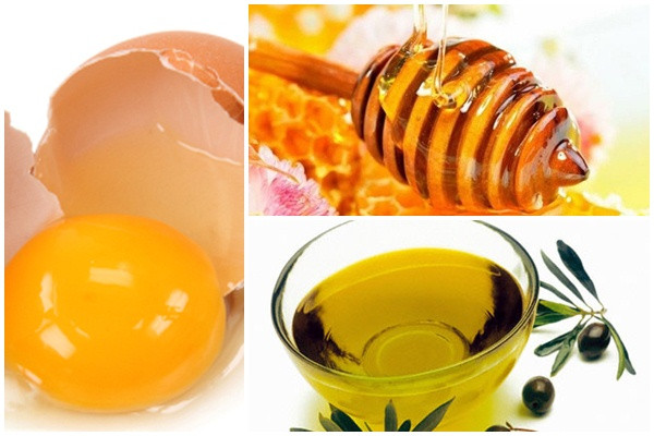 8. Mật ong và lòng đỏ trứng gà: Cho lòng đỏ và mật ong vào một cái chén sạch rồi dùng dụng cụ đánh trứng đánh đều thành hỗn hợp sền sệt. Sau khi tắm xong, bạn thoa lên da và đợi khoảng 15 phút thì tắm lại với nước lạnh. Ảnh: tuelinh.vn.