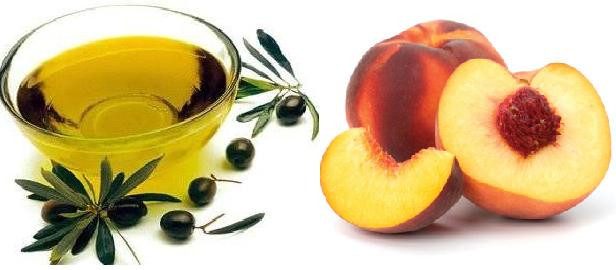 Mặt nạ đào và dầu oliu: Gọt vỏ và dầm mịn đào, trộn chung với dầu oliu rồi đắp lên mặt trong 10 phút. Ảnh: Bestslim.org.