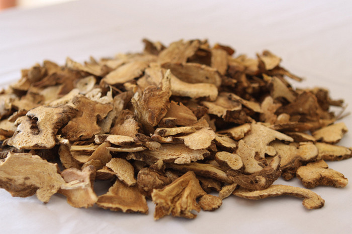 Bạch truật 16g (ảnh), hoài sơn 16g, liên nhục 16g, đương quy 16g, hoàng kỳ 12g, lương khương 12g, sơn tra 10g, thần khúc 12g, cam thảo 12g, sâm bố chính 16g, sinh khương 6g, nhục quế 6g. Sắc uống ngày 1 thang chia 3 lần. Uống 12 – 15 ngày là một liệu trình. Ảnh: Tapchidongy. (Thông tin trong bài viết chỉ mang tính chất tham khảo. Trước khi sử dụng bài thuốc, bạn vui lòng hỏi ý kiến bác sĩ).