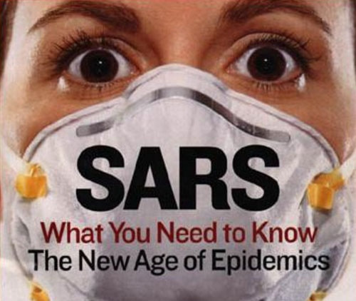 Dịch bệnh SARS những năm về trước đã để lại hình ảnh đậm nét trong lịch sử khi mà khi người ta bước ra đường luôn kèm theo việc đeo khẩu trang. Dường như chiếc khẩu trang trở thành vật bất ly thân với con người trong hoàn cảnh đó. Ảnh: ionwater.com.vn.