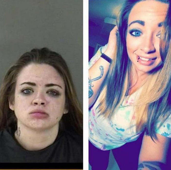 Một tài khoản instagram chú thích “Tên tôi là Amanda, tôi là một người nghiện rượu. Hình ảnh bên trái là đêm cuối cùng tôi uống rượu. Và bây giờ tôi đang cai nghiện. Mặc dù có gặp khó khăn nhưng chắc chắn cuộc sống của tôi sẽ tỉnh táo trở lại”.