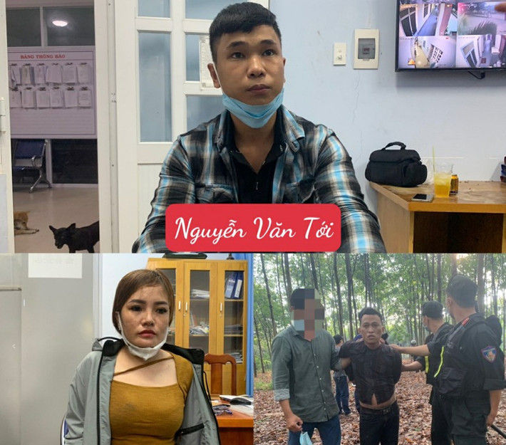 Mâu thuẫn nợ nần, dùng súng bắn chết người rồi trốn trong vườn cao su: Chiều 28/3, V.V.N. (33 tuổi, ngụ huyện Tháp Mười, Đồng Tháp) có xảy ra mâu thuẫn về chuyện nợ nần với Tới, Linh và Nguyệt tại xã Phú Điền, huyện Tháp Mười. Linh đã dùng súng tự chế bắn N. tử vong tại chỗ, sau đó cả 3 bỏ trốn trong một vườn cao su ở tỉnh Bình Dương. (Ảnh: PLO)