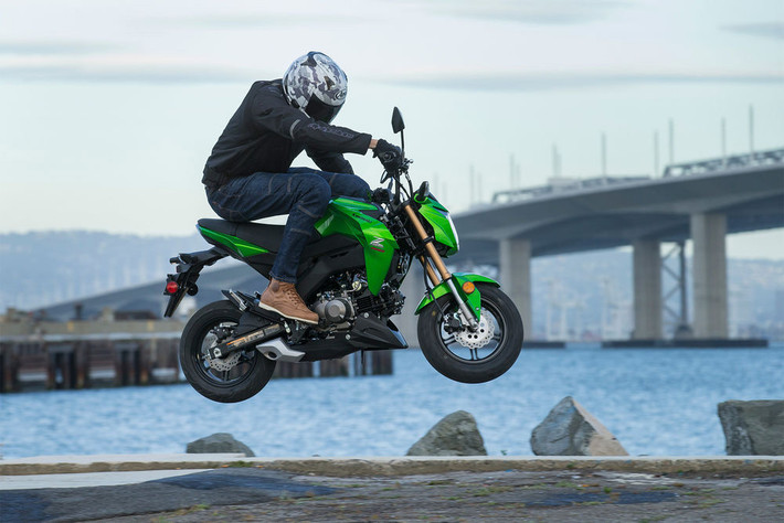 Kawasaki Z125 Pro hiện có giá bán 2.999 USD (68 triệu đồng), xuất xứ tại xứ sở chùa vàng. Kawasaki Z125 2015 có 3 màu chính: Cam – Xanh và Xám Đen.