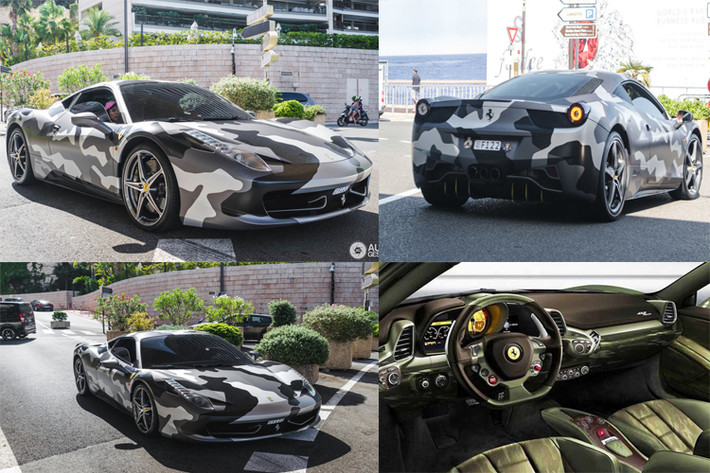 Ferrari 458 Italia sử dụng động cơ 4,5 lít V8, công suất 562 mã lực tại vòng tua máy 9.000 vòng/phút, mô-men xoắn cực đại 540 Nm tại 6.000 vòng/phút, đi kèm là loại hộp số ly hợp kép 7 cấp. Ferrari 458 Italia đặt tốc độ tối đa khoảng 325 km/h, với thời gian tăng tốc 0-100 km/h trong khoảng 3,3 giây.