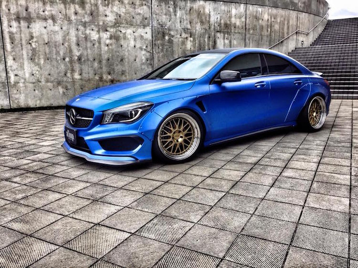 Tính tới thời điểm này, sản phẩm của Fairy Design là bộ widebody "khủng" nhất được thiết kế dành riêng cho Mercedes-Benz CLA.