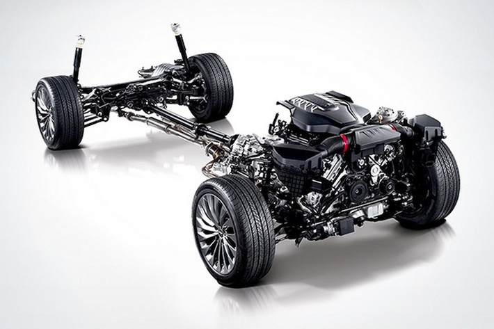 Đúng như những dự đoán trước đây, Hyundai EQ900 sẽ có tổng cộng 3 phiên bản động cơ: 3.8 V6 (307 mã lực/396 Nm), 3.3l V6 tăng áp kép (365 mã lực/509 Nm) và 5.0 V8 (420 mã lực/519 Nm).