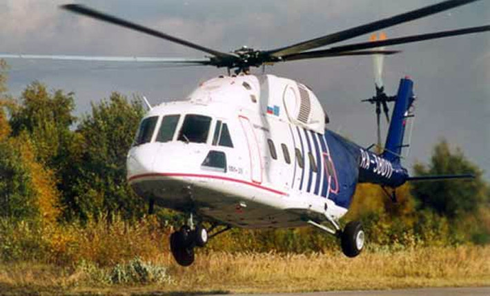 Mẫu thử nghiệm ban đầu sử dụng động cơ Pratt & Whitney Canada PW127. Phiên bản Mi-38T dùng cho quân đội Nga sử dụng động cơ Klimov TV7-117V sản xuất trong nước. Ảnh: Military Factory.