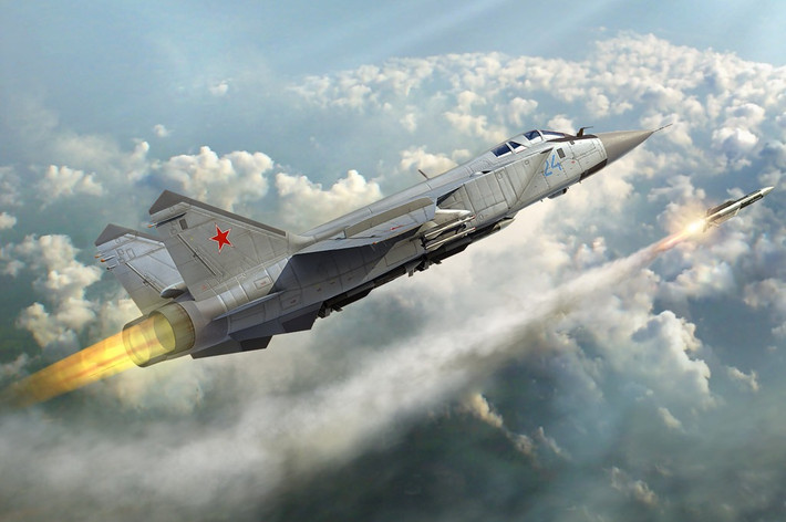Tại sao MiG-31 của Nga lại khiến Quân đội Ukraine lo lắng như vậy? Mấu chốt của vấn đề ở đây là tiêm kích MiG-31 đóng vai trò quan trọng trong việc giúp tên lửa Kinzhal đạt được tốc độ siêu vượt âm.