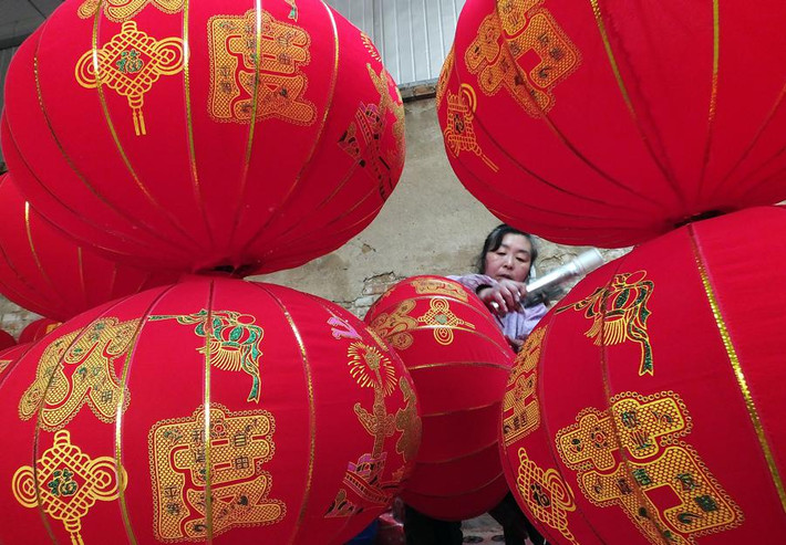 Nơi đây là trung tâm sản xuất, phân phối đèn lồng nổi tiếng tại Trung Quốc.