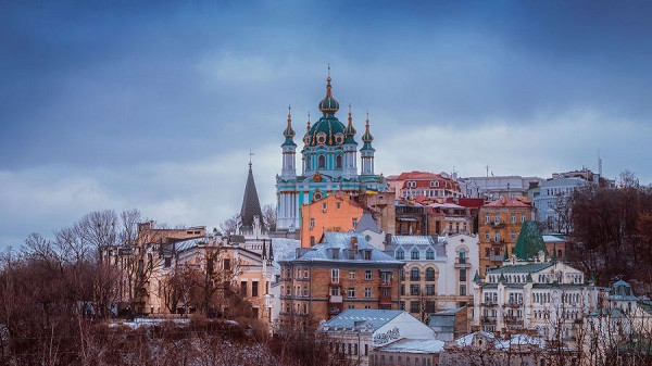 Thủ đô Kiev của Ukraine là một trong những thành phố nổi bật nhất ở khu vực Đông Âu.