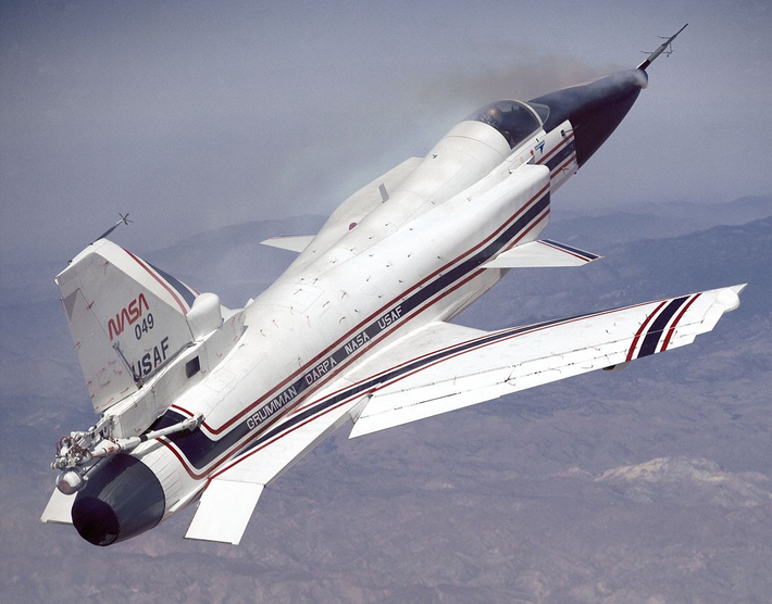Grumman X-29 sử dụng tất cả các bộ phận tiêu chuẩn của máy bay rồi lắp ráp chúng theo một cấu hình rất kỳ lạ. Cũng chính thiết kế "ngược đời" này khiến X-29 không ổn định về mặt khí động học cũng như yêu cầu của một máy bay chiến đấu.