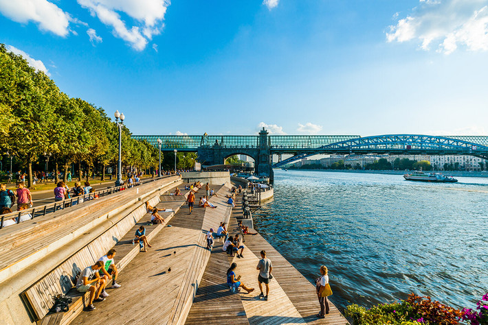 Đối với những người thích đi bộ đường dài, ngay trung tâm thủ đô Moscow có một tuyến đường 8 km rất đẹp.