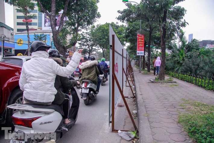 Ngoài xén vỉa hè, dự án này sẽ phải di chuyển 476 cây xanh các loại, trong đó dịch chuyển 371 cây, chặt hạ 105 cây.
