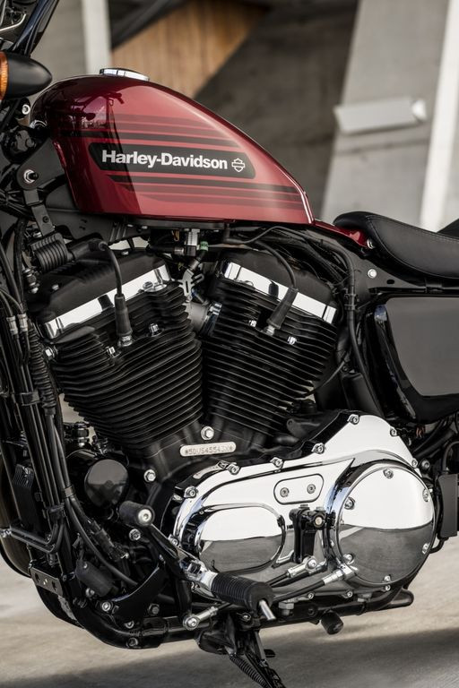 Forty-Eight Special sở hữu khối động cơ có thêm 319cc, giúp mô-men xoắn cực đại tăng thêm 36%, từ 72,9Nm trong Iron 883 tăng lên 98,9Nm trên Iron 1200.