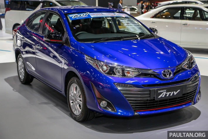 Toyota Yaris Ativ thế hệ mới sử dụng động cơ xăng 4 xi-lanh 1,2 lít với công suất tối đa 86 mã lực và mô-men xoắn cực đại 108 Nm. Trong khi đó, khi được bán dưới nhãn hiệu Toyota Vios ở những thị trường khác, mẫu xe này lại dùng động cơ xăng 4 xi-lanh 1,5 lít với công suất tối đa 105 mã lực và mô-men xoắn cực đại 140 Nm.