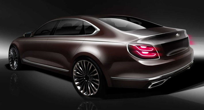 Dù không rõ ràng từng chi tiết nhưng có thể thấy Kia K900 thế hệ mới sẽ sở hữu một kiểu dáng ngoại thất lịch lãm sang trọng, vô cùng đẹp mắt, đúng với những gì mà một chiếc sedan hạng sang cần có.
