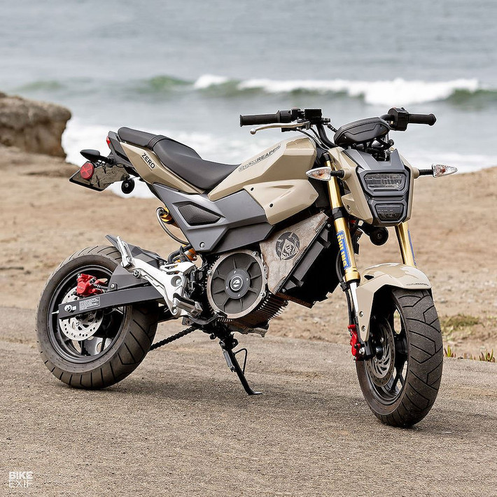 Cole Mishler - một nhà thiết kế tại hãng xe điện Zero Motorcycles đã khiến nhiều người ngạc nhiên khi độ chiếc minibike Honda MSX125 đời 2017 thành xe điện siêu mạnh.