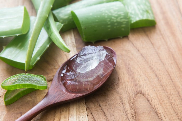 Bên cạnh đó, bạn có thể ép nha đam lấy nước và thoa lên nướu răng trong vòng 5 phút. Sau đó, bạn súc miệng bằng nước sạch. (Nguồn Makeupandbeauty)