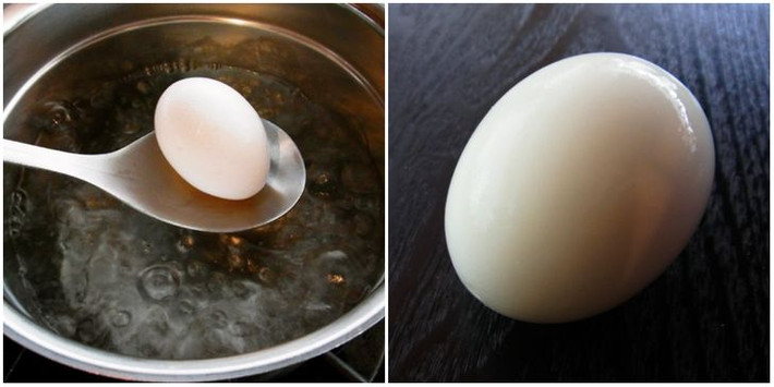 Đây là mẹo luộc trứng giúp trứng luộc xong bóc dễ dàng hơn.