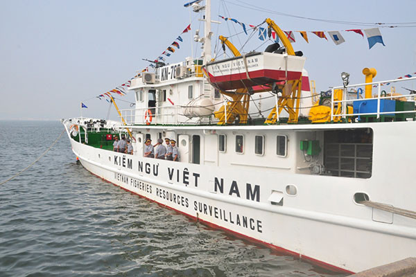 Ngoài ra, những năm qua, các nhà máy đóng tàu liên tục hạ thủy và chuyển giao cho Kiểm ngư Việt Nam các tàu tuần tra cỡ trung (700-1.000 tấn) và cỡ nhỏ (100-400 tấn). Ảnh: VTC