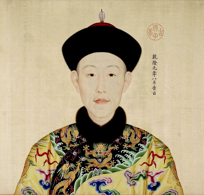 Tranh vẽ Càn Long những năm đầu trị vì. Ảnh: Wikipedia.