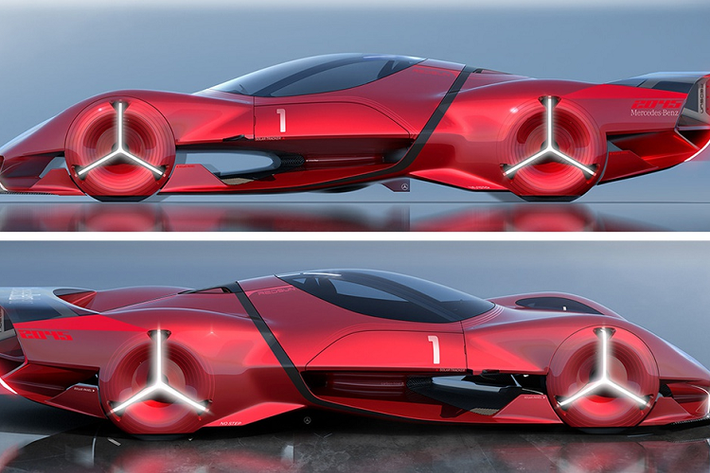 Với hệ thống đèn kiêm nhiệm luôn vai trò nhận diện thương hiệu, logo Mercedes-Benz không còn xuất hiện trên xe.
