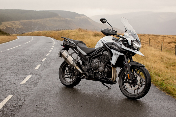 Trái ngược với màu vàng của phiên bản Deserst, Tiger 1200 Alpine được phủ tông màu trắng "Snowdonia White" kết hợp với các chi tiết trang trí "Alpine Edition". Nếu như Tiger 1200 Desert là bản nâng cấp của Tiger 1200 XCx, thì Tiger 1200 Alpine lại là phiên bản nâng cấp của mẫu Tiger 1200 XRx.