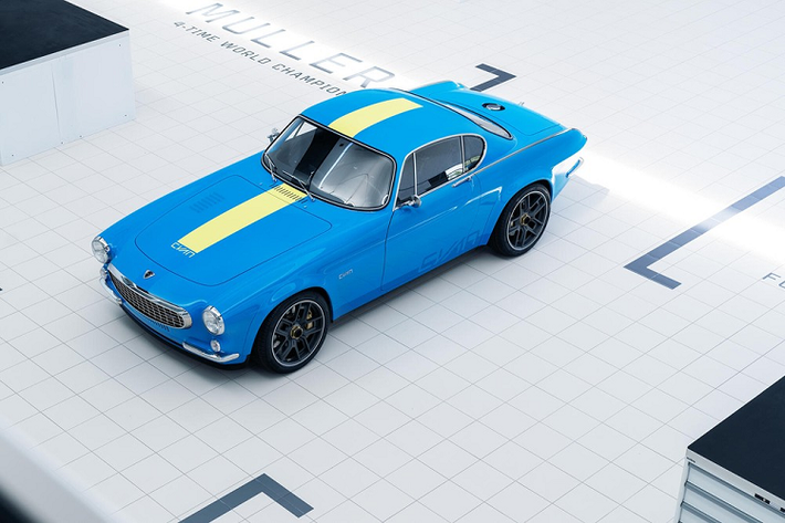 Dự án này đã bắt đầu với một chiếc Volvo P1800 đời 1964 nguyên bản, sau đó tiến hành gia cố với chất liệu thép cao cấp và sợi carbon. Bên dưới nắp capô, đội ngũ sản xuất sử dụng cùng khối động cưo tăng áp 4 xi-lanh, dung tích 2.0 lít có trong xe đua Volvo S60 TC1, sản sinh 420 mã lực và sẽ có tua máy lên tới 7.700 vòng/phút.