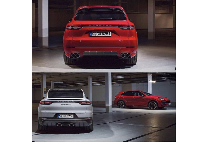 Về kiểu dáng, trước đó một bức ảnh rò rỉ cho thấy Cayenne Coupe GTS và Cayenne GTS gần như giống hệt nhau về kiểu dáng, chỉ khác là bản Coupe có đường bao mái dốc hơn, thiết kế đuôi xe cũng hơi khác nhau ở chỗ chỉ bản Coupe mới có hệ thống ống xả ở trung tâm.