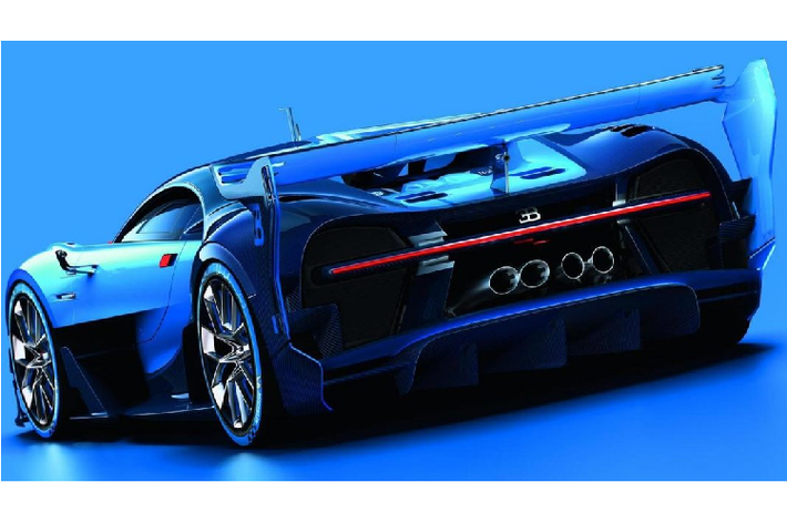 Vision Gran Turismo được trang bị động cơ W16 tăng áp 8.0 L, được sửa đổi rất nhiều. Tốc độ tối đa chưa bao giờ được tính trong các thử nghiệm trên thực tế nhưng kết quả hiển thị khi sử dụng trình giả lập Circuit de la Sarthe ảo cho tốc độ tối đa gần đúng của chiếc xe là 447km/h.
