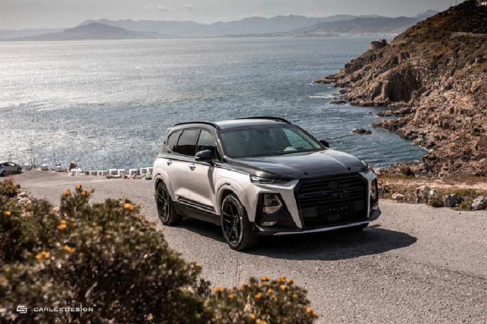 Xe SUV Hyundai SantaFe khá phổ biến trên toàn cầu, được nhiều khách hàng yêu thích và tin dùng. Trong số đó cũng có nhiều khách hàng trẻ có nhu cầu làm đẹp và nâng cấp cho chiếc crossover này. Nhà độ xe nổi tiếng Carlex Design vừa ra mắt gói phụ kiện nâng cấp nội ngoại thất thể thao ấn tượng hơn cho chiếc xe với giá bán chưa được tiết lộ cụ thể.
