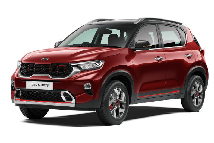 Cao cấp nhất là bản diesel tăng áp 1.5L. Sẽ có cả hộp số sàn 5 cấp và 6 cấp cho khách hàng lựa chọn, cùng với hộp số 7 cấp DCT và hộp số sàn 6 cấp thông minh iMT. Kia Sonet 2021 sẽ có hai phiên bản là tiêu chuẩn và thể thao GT-Line (như trong ảnh).