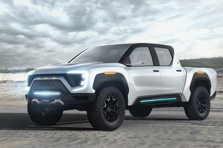 Sau Tesla Cybertruck, phân khúc xe bán tải điện tiếp tục sôi động khi hãng Nikola giới thiệu cái tên Badger. Nikola Badger 2021 mới sẽ ra mắt tại sự kiện Nikola World 2020 vào tháng 9, xe có kiểu dáng hầm hố, mạnh mẽ.