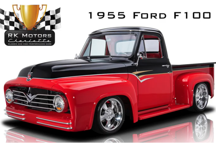Giờ đây, chiếc bán tải Ford F-100 cổ điển mang trên mình lớp sơn màu đỏ đen bóng loáng đầy cá tính, chạy bằng bộ la-zăng cỡ 18 inch và 20 inch. Dưới nắp capô là một khối động cơ InTech V8 dung tích 4.6 lít, kết hợp với một hộp số tự động 4 cấp. Không gian nội thất xe được bọc da màu đỏ tương xứng vẻ ngoài, trong khi sàn thùng xe là kiểu nhìn xuyên thấu bắt mắt.