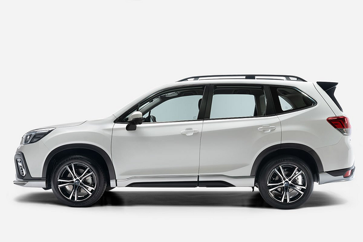 Đây là bộ phụ kiện đặc biệt GT Edition cho Forester tại thị trường Việt Nam, được phát triển thông qua sự hợp tác với công ty cơ khí nổi tiếng Giken Co. Ltd và Ông Masahiko “Jack” Kobayashi.