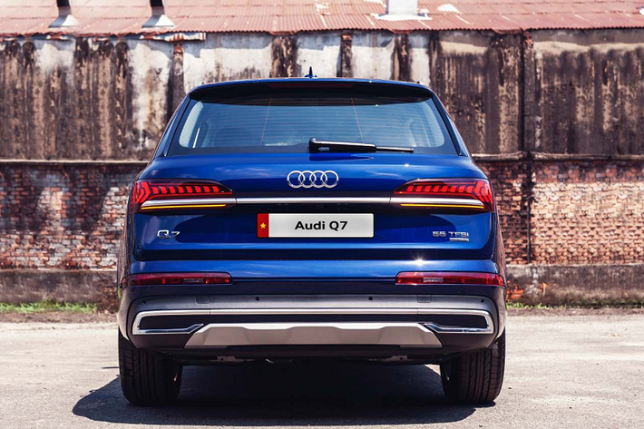 Audi Q7 2020 về Việt Nam thuộc phiên bản 55 TFSI dùng động cơ xăng 3.0L, đi kèm cụm pin lithium-ion 48V hỗ trợ bộ tăng áp giúp sản sinh công suất tối đa 335 mã lực. Động cơ sẽ kết hợp với hộp số tự động 8 cấp Tiptronic và hệ dẫn động 4 bánh AWD. Trong tương lai, nhiều khả năng Audi Việt Nam sẽ tiếp tục nhập về bản 2.0L tăng áp với giá bán mềm hơn để tiếp cận được nhiều khách hàng hơn nữa.