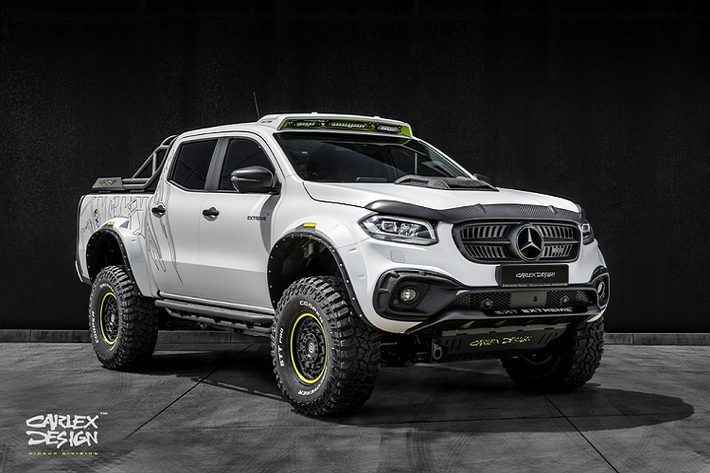 Mercedes-Benz X-Class mới được biết đến là mẫu xe bán tải dùng chung nền tảng với mẫu Nissan Navara. Với bản độ đến từ Pickup Design, chiếc X-Class dường như được lột xác thành một mẫu xe hoàn toàn mới.