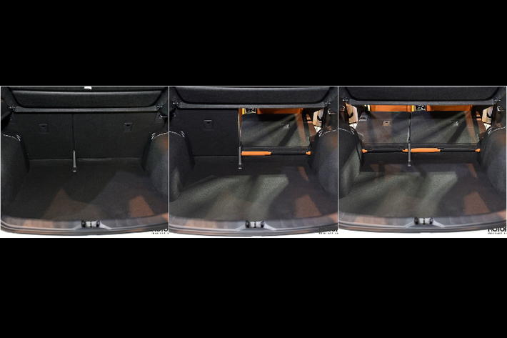 Nội thất Nissan Kicks trang bị bảng đồng hồ kiểu mới, màn hình thông tin giải trí nằm giữa 7 inch (tùy chọn 8 inch), vô lăng 3 chấu đáy phẳng tương tự Nissan Leaf. Nissan hứa hẹn dòng Kicks 2021 sở hữu nội thất cực kỳ rộng rãi với khoảng để chân 600mm, khoảng đầu 85 mm và khoang hành lý 423 lít.