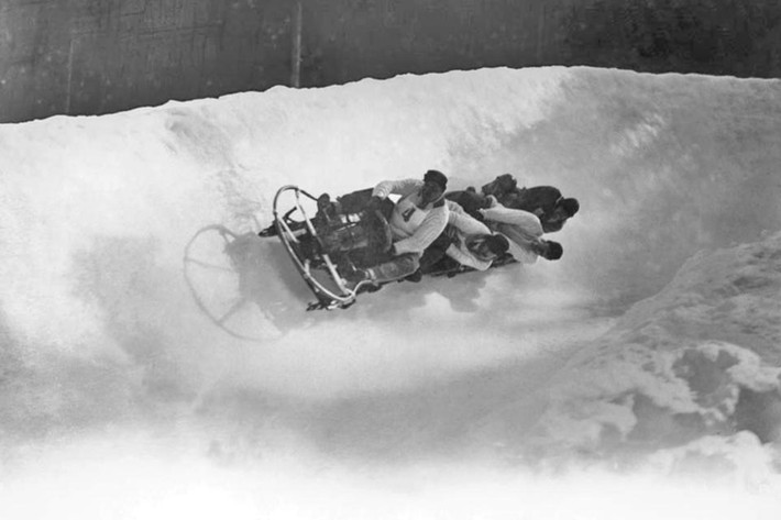 Thế vận hội mùa Đông lần đầu tiên được tổ chức tại Chamonix, Pháp vào năm 1924. Ảnh: The Sun.
