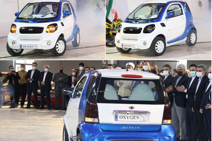 Đây là Oxygen 2022 chạy điện đầu tiên của hãng xe nội địa Iran, KSJ Motors (Khodro Sazan Jonoob). Chiếc ôtô điện 2 cửa được ra mắt vào hôm 10/3/2022 vừa qua, trong một buổi lễ diễn ra tại thành phố Shiraz và có sự tham dự của các quan chức cấp cao của chính phủ.