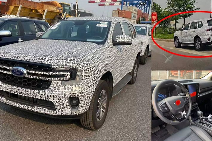 Ford Everest 2023 mới đã lộ diện những hình ảnh đầu tiên tại Việt Nam với ngoại thất được che kín toàn bộ. Tương tự thế hệ cũ, Everest 2023 vẫn duy trì nhập khẩu trực tiếp từ Thái Lan. Hiện tại, xe đang chạy thử để hoàn tất các thủ tục đăng kiểm trước khi ra mắt.