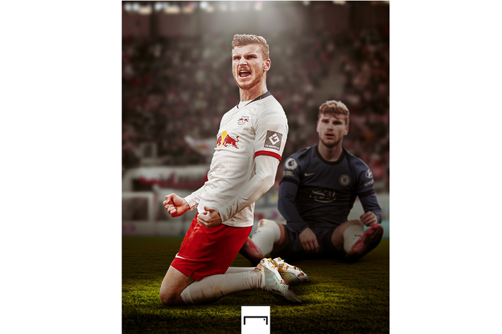 Timo Werner chia tay Chelsea để trở về Leipzig. (Ảnh: Goal)