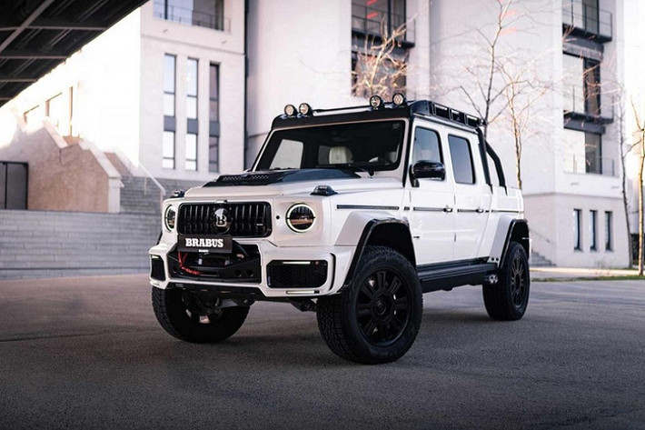 Vì bất cứ lý do gì, Mercedes-AMG vẫn chưa tung ra một phiên bản bán tải của mẫu G63 thế hệ hiện tại. Do vậy, hãng độ xe Brabus đã tận dụng triệt để khoảng trống trong dòng sản phẩm của nhà sản xuất xe Đức bằng cách biến đổi mẫu SUV sang trọng thành một chiếc bán tải Brabus 800 Adventure XLP dị thường với trục portal và khoảng sáng gầm cao tới 49 cm.