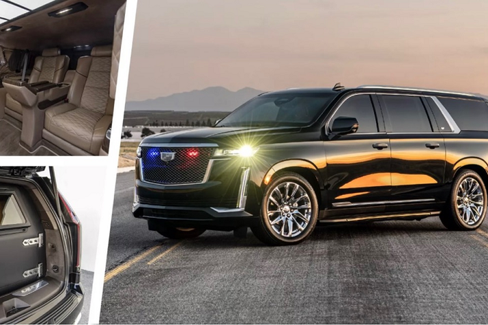 Addmore cung cấp cho Cadillac Escalade 2022 hạng sang gói Full Protection Package, bao gồm khả năng bảo vệ đạn đạo hạng nhẹ B6 AR 500 cho mỗi bảng điều khiển bên trong, phù hợp với kính bọc bảo vệ cấp B6 ở tất cả các cửa sổ. Những trang bị bổ sung giúp Escalade có khả năng chống chọi với dơi, đá, đạn và nhiều vật khác.
