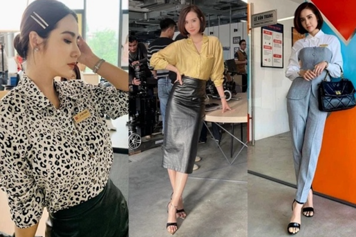 Trong phần 1, nữ diễn viên sinh năm 1990 gây ấn tượng với gu thời trang công sở hiện đại, thanh lịch. Để có được tạo hình ưng ý nhất, Huyền Lizzie đã cùng ê-kíp của mình định hình phong cách thời trang, lựa chọn phối từng set đồ cho nhân vật.