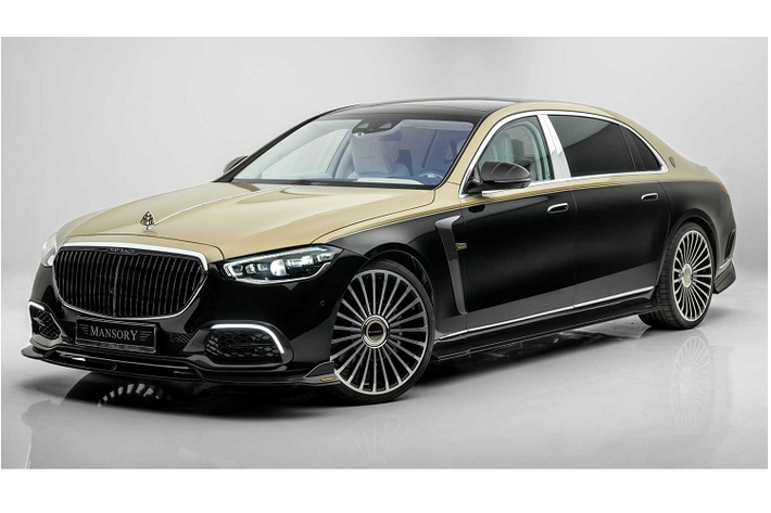 Tương tự những mẫu xe trước đây, chiếc Mercedes-Maybach S-Class độ Mansory này cũng được nâng cấp theo phong cách sang trọng kết hợp với một số chi tiết thể thao bằng carbon cho ngoại thất của xe.
