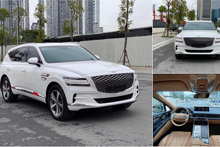 Trong dải sản phẩm xe gầm cao của thương hiệu Hàn Quốc, Genesis GV80 hạng sang là mẫu xe đứng đầu. Hiện tại, chiếc Genesis GV80 màu trắng trong bài viết là mẫu duy nhất trên thị trường xe cũ. Theo thông tin từ cửa hàng kinh doanh xe đã qua sử dụng ở Hà Nội, xe đang được chào bán với giá 3,899 tỷ đồng, chiếc xe chỉ mới lăn bánh được 17.000 km.